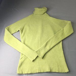 Ice Collection Women’s Large Green Turtleneck Knit Sweater Italy